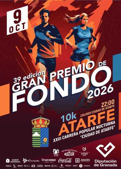 Cartel de XXIII Carrera Popular Nocturna de Atarfe