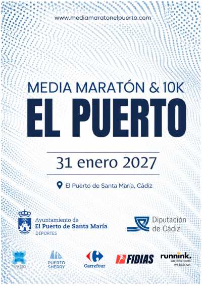 Cartel de Media Maratón El Puerto