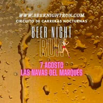 Cartel de Beer Night Trail de Navas del Marqués