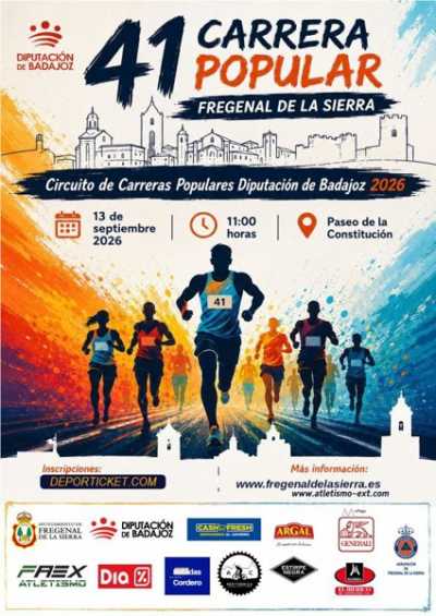 XLI Carrera Popular de Fregenal de la Sierra — Asfalto, 7K, Fregenal de la Sierra, Badajoz