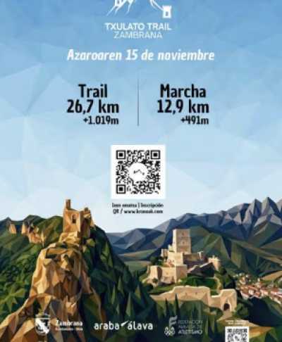 Cartel de Txulato Trail Zambrana