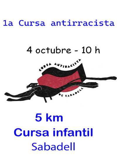 Cursa Antirracista de Sabadell — Asfalto, 5K, Sabadell, Barcelona